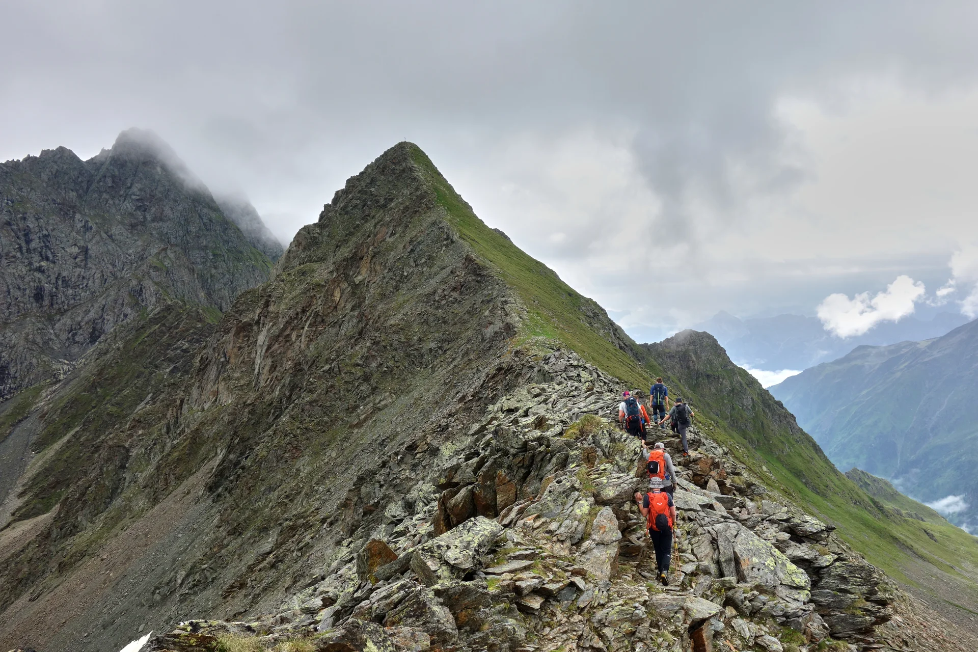 Bergwandern - Anspruchsvolle Bergtour - Stubaier Alpen | © DAV Wuppertal / Stefan Strunk