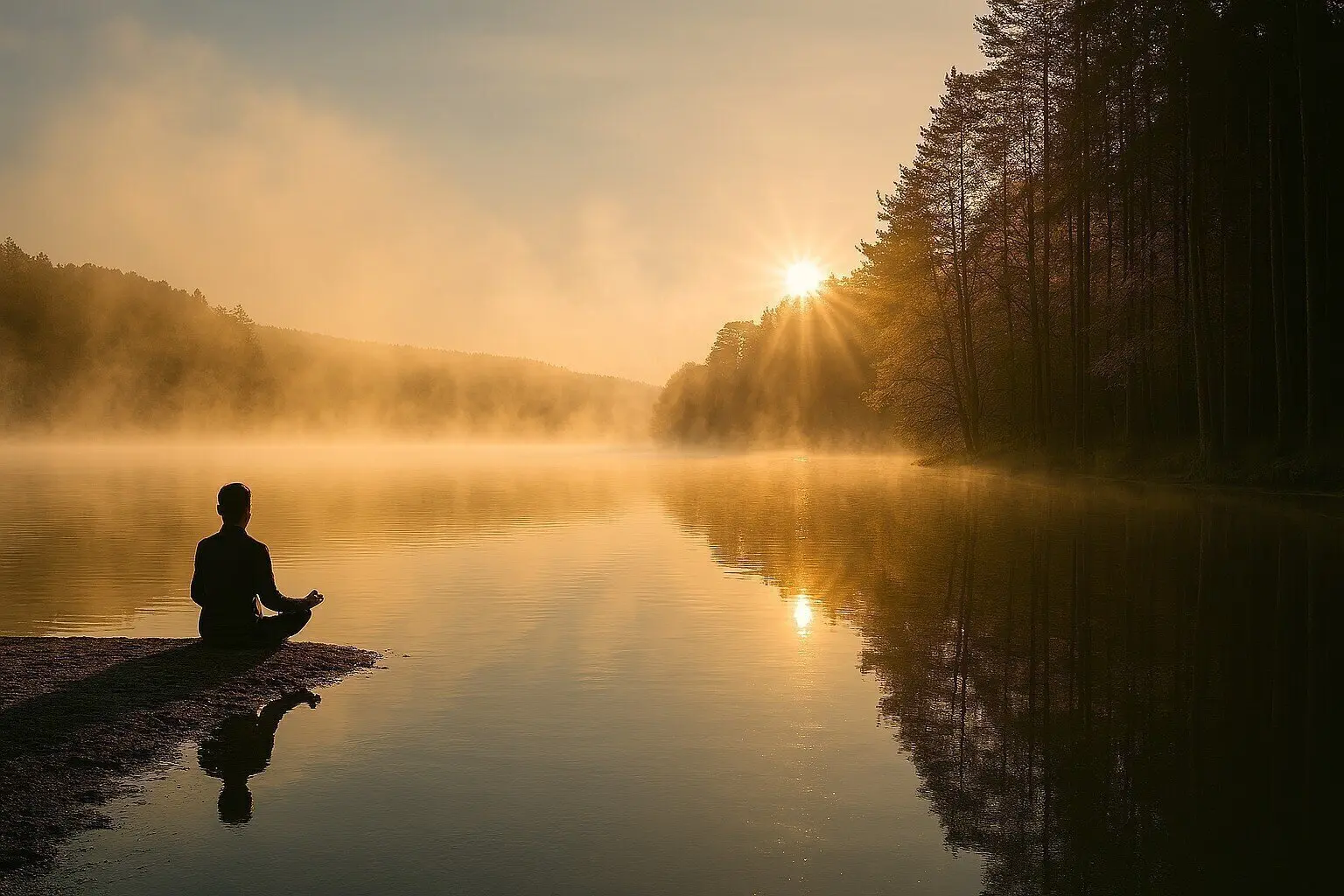 Achtsamkeitkeit und Stressreduktion - generated with AI | © DAV Wuppertal / Stefan Strunk / generated with AI