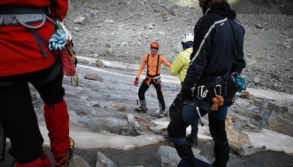 Ausbildung Eisgrundkurs | © DAV Wuppertal / Simeon Kremzow-Tennie
