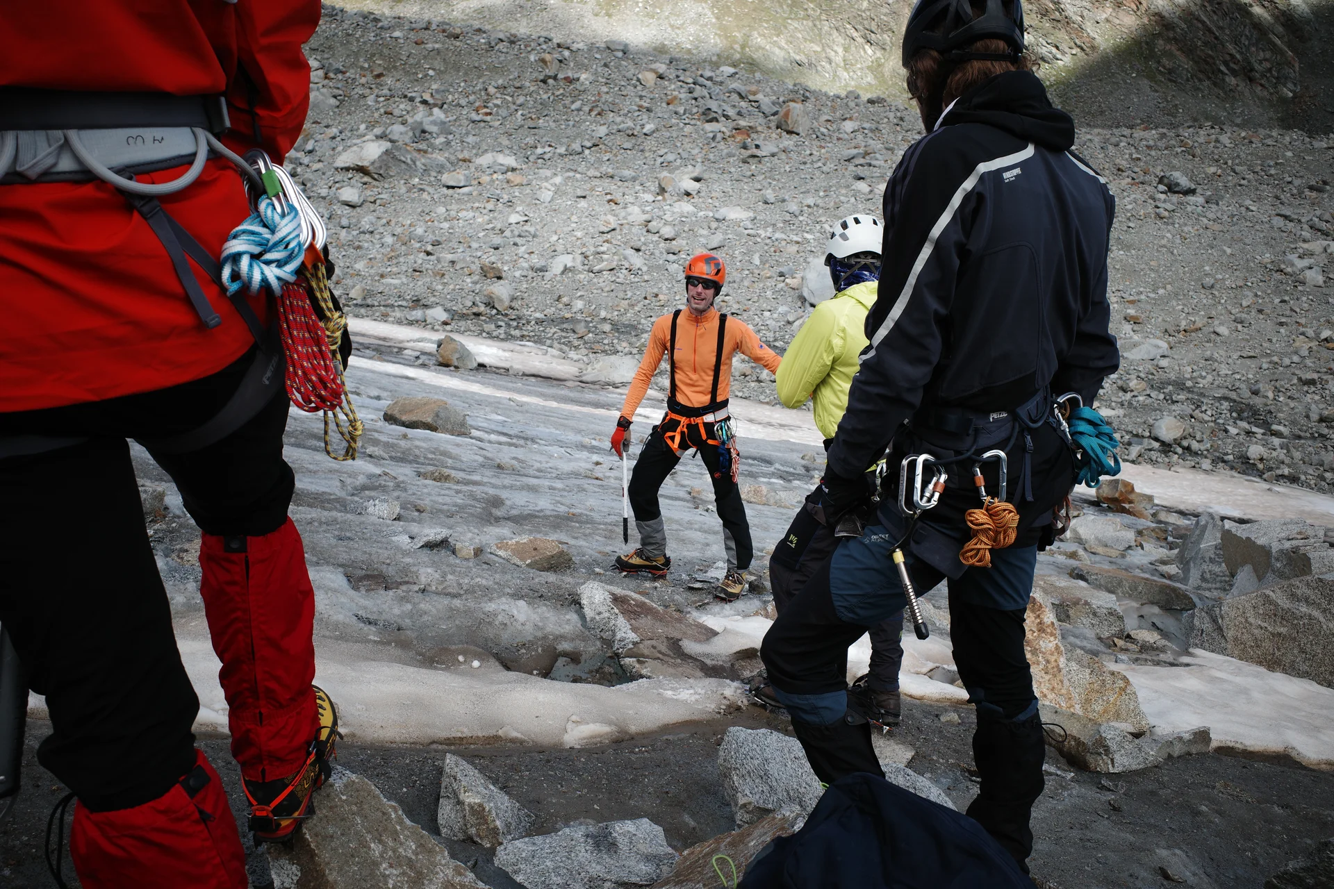 Ausbildung Eisgrundkurs | © DAV Wuppertal / Simeon Kremzow-Tennie