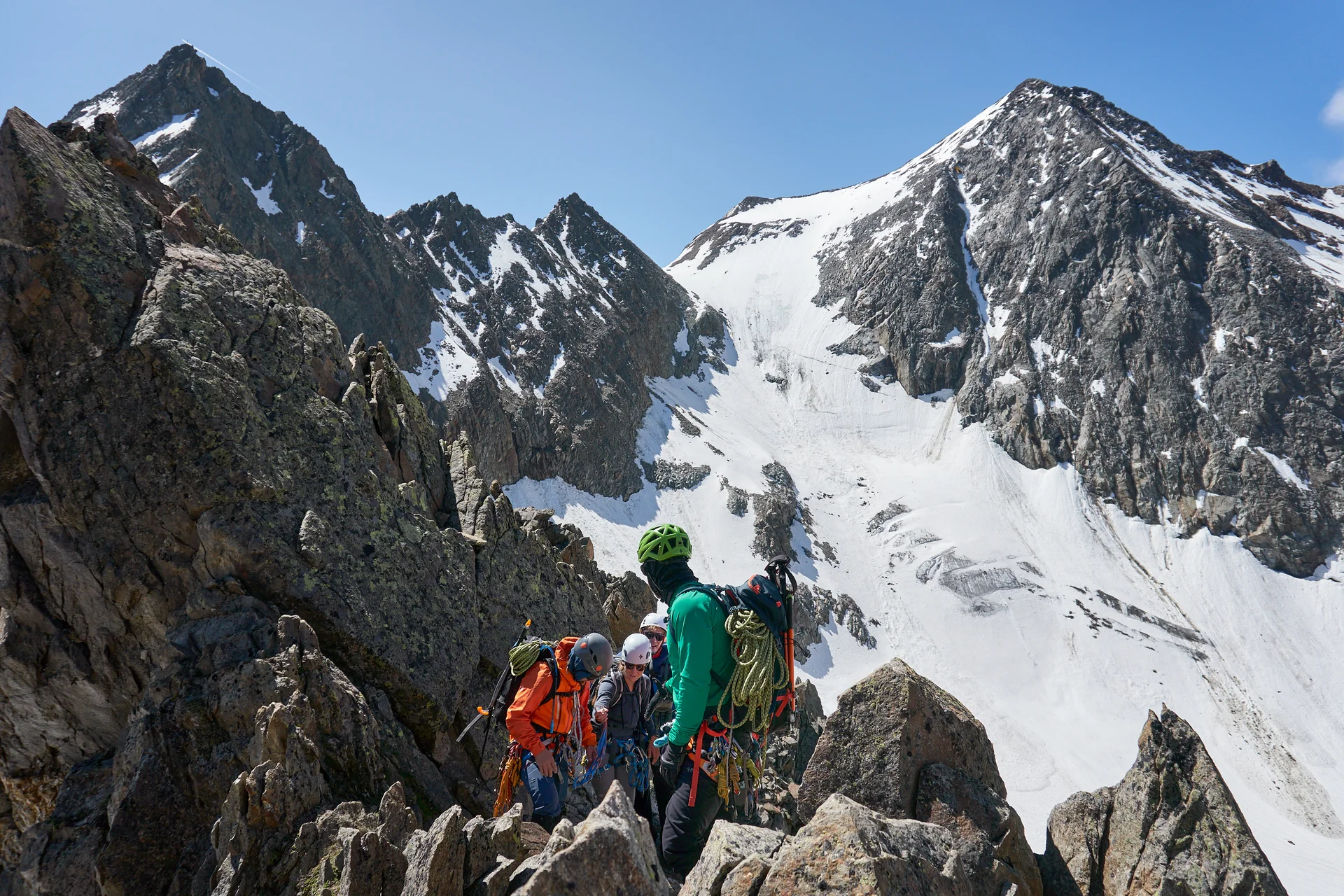 Grundkurs Hochtour - Innere Sommerwand | © DAV Wuppertal / Stefan Strunk