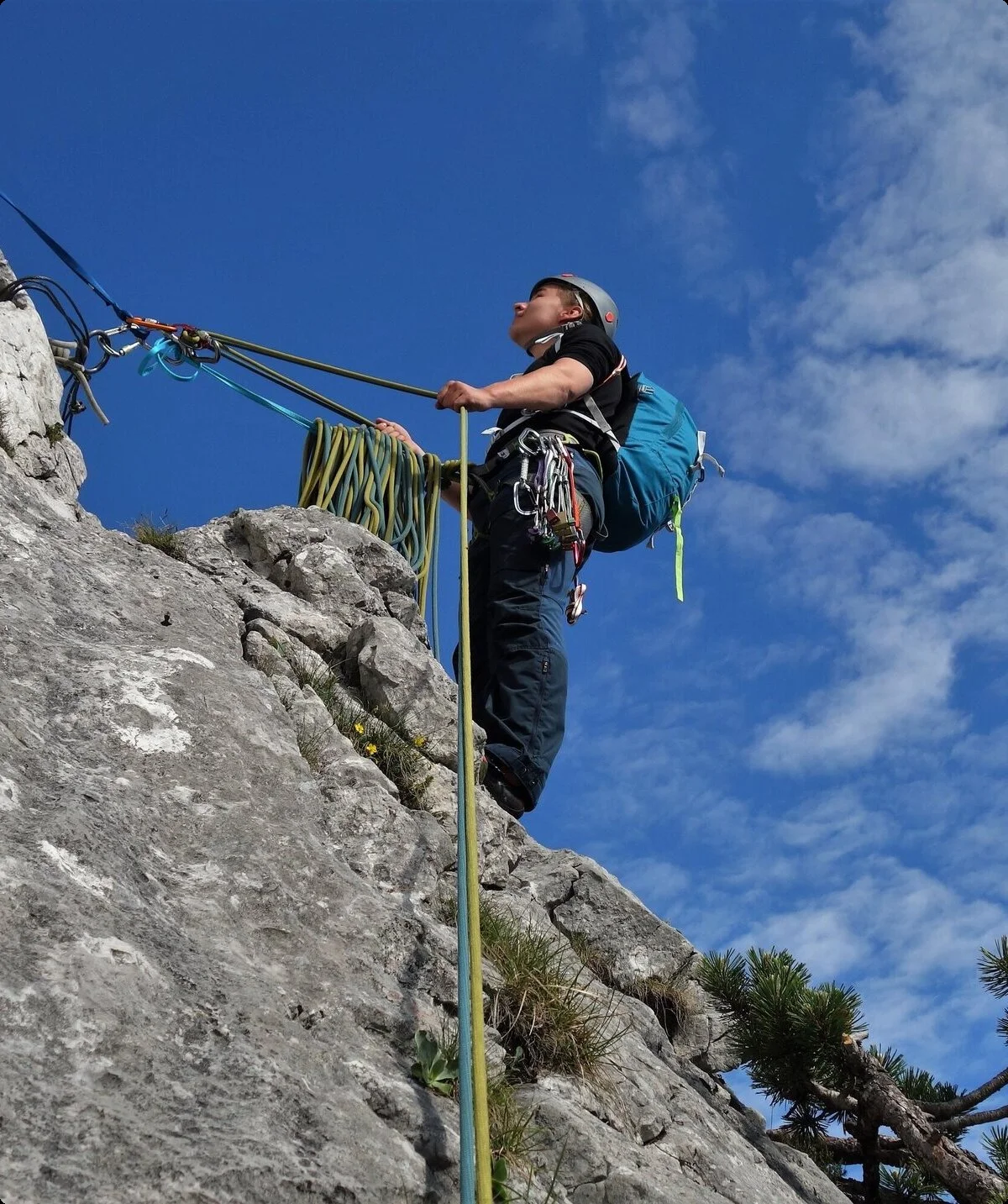 Klettern in Seilschaft - Alpines Felsklettern | © DAV Wuppertal / Stefan Strunk
