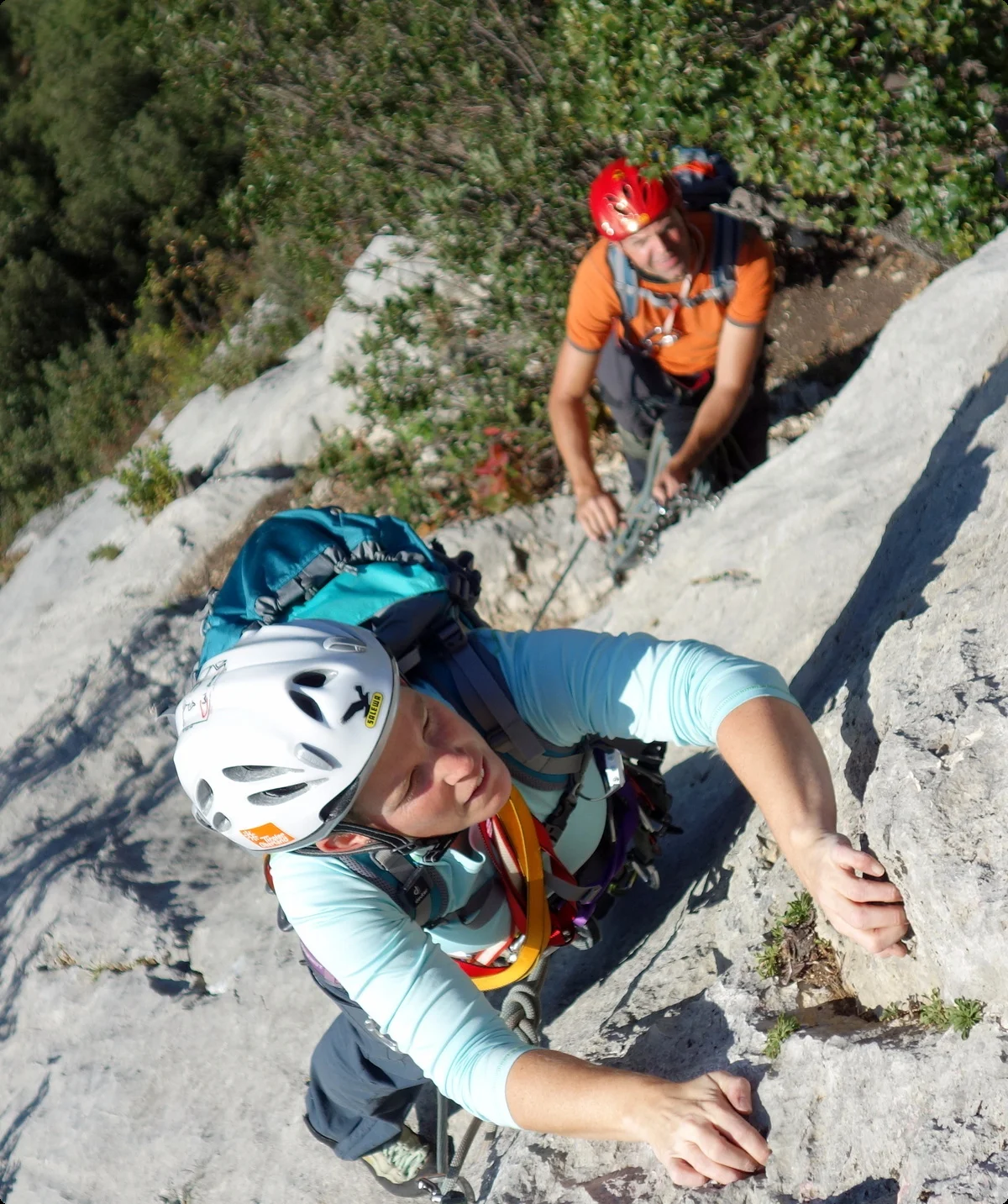 Klettern in Seilschaft - Alpines Felsklettern | © DAV Wuppertal / Stefan Strunk