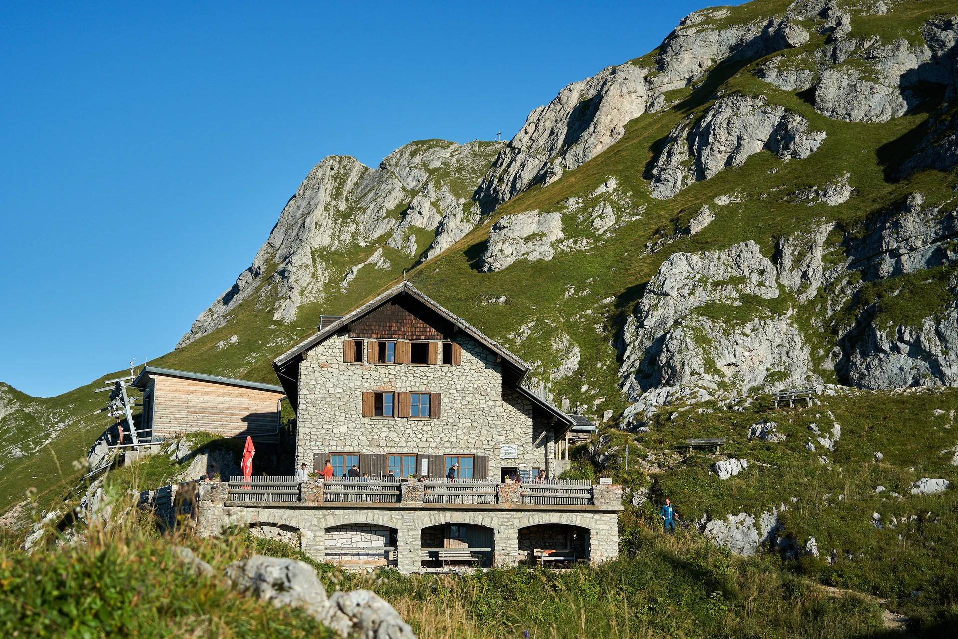 Alpinklettern Aggenstein - Bad Kissinger Hütte | © DAV Wuppertal / Stefan Strunk