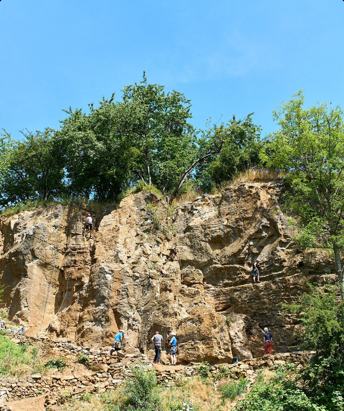 Grundkurs Felsklettern - Von der Halle an den Fels | © DAV Wuppertal/Stefan Strunk