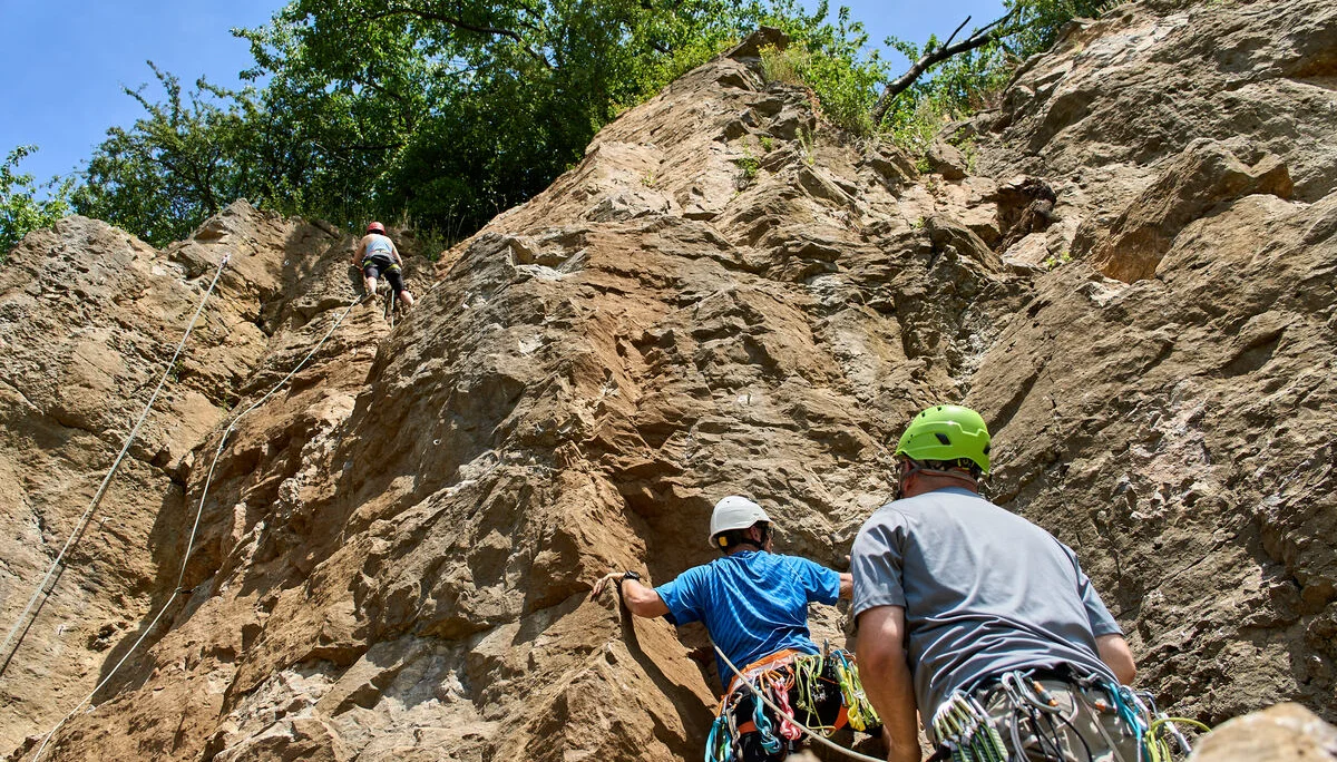 Grundkurs Felsklettern - Von der Halle an den Fels | © DAV Wuppertal/Stefan Strunk
