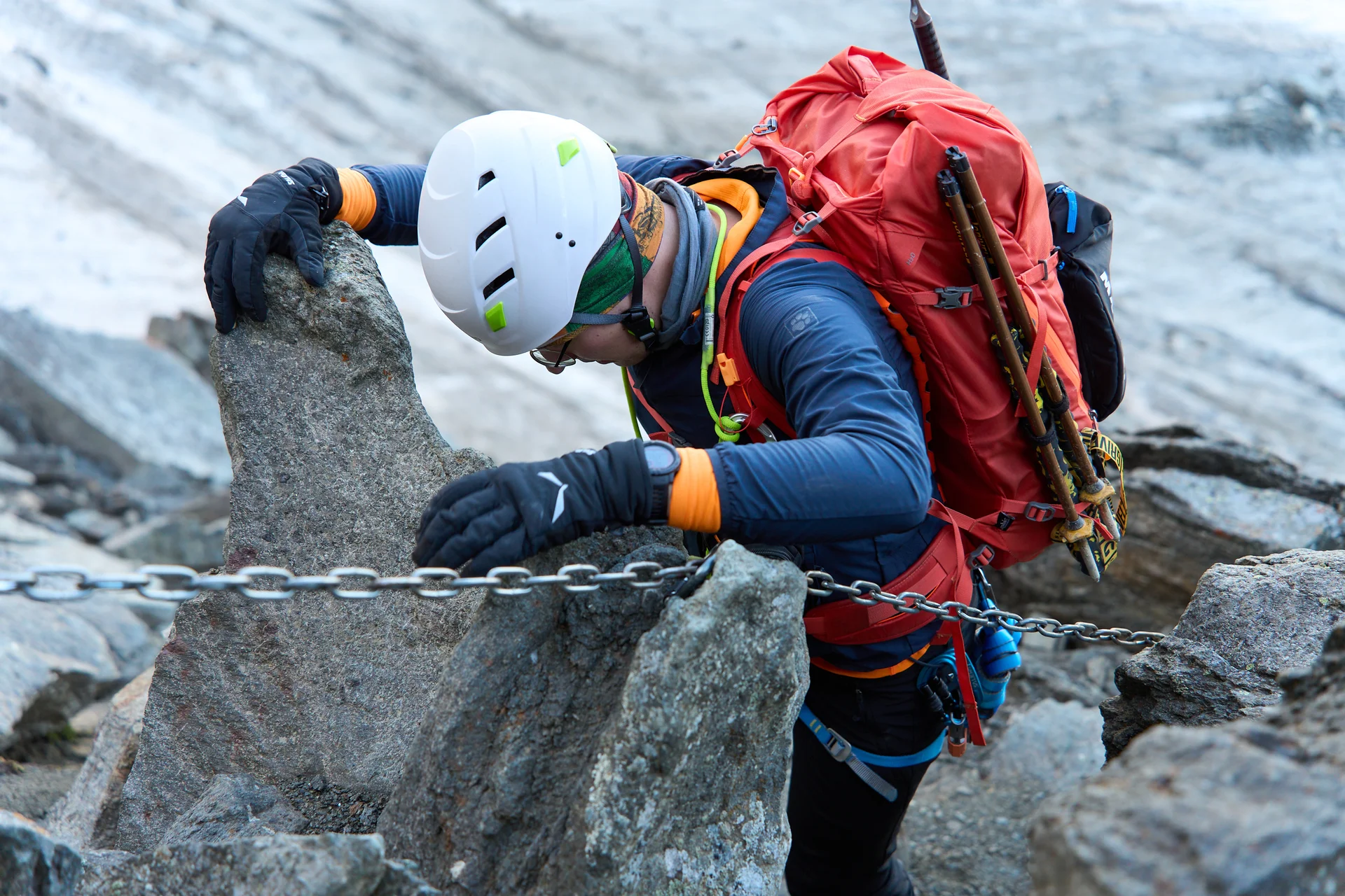 Aufstieg Col de la Gouille | © DAV Wuppertal/Stefan Strunk