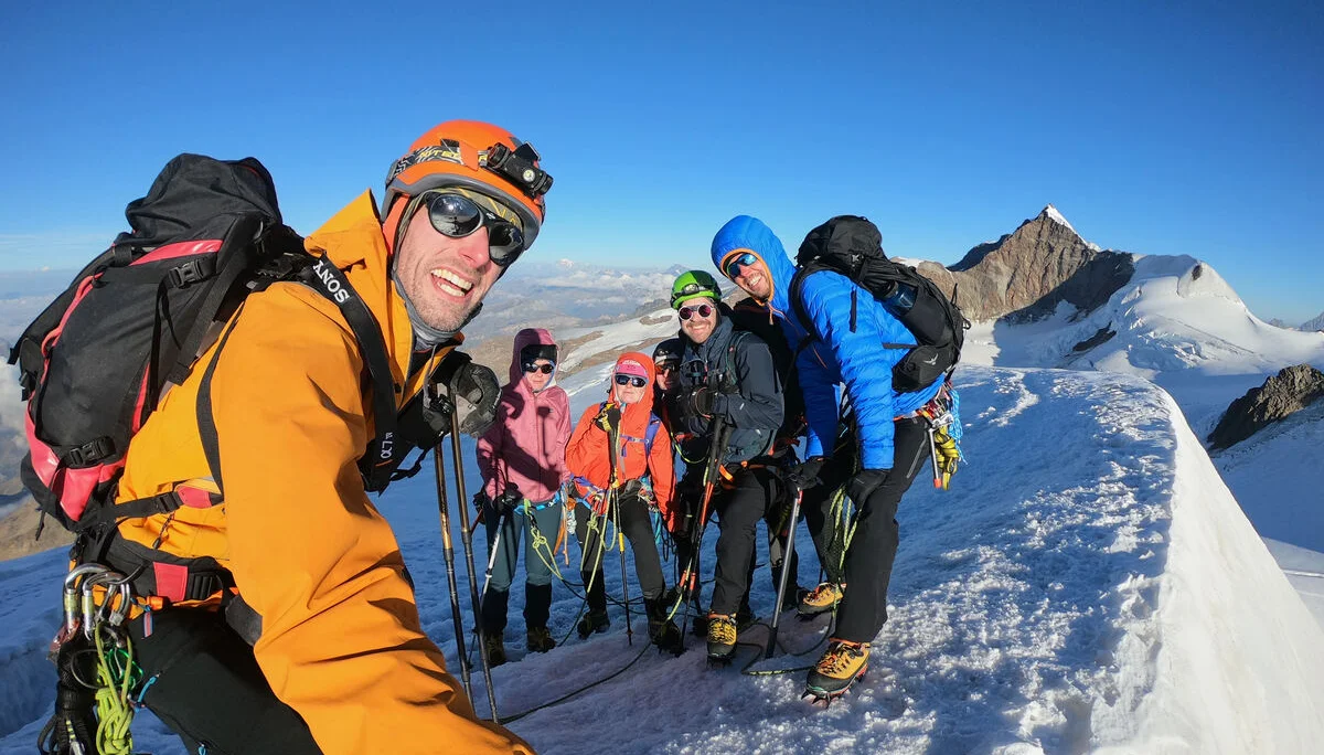 Gemeinsame Gipfelfreude | © DAV Wuppertal/Stefan Strunk