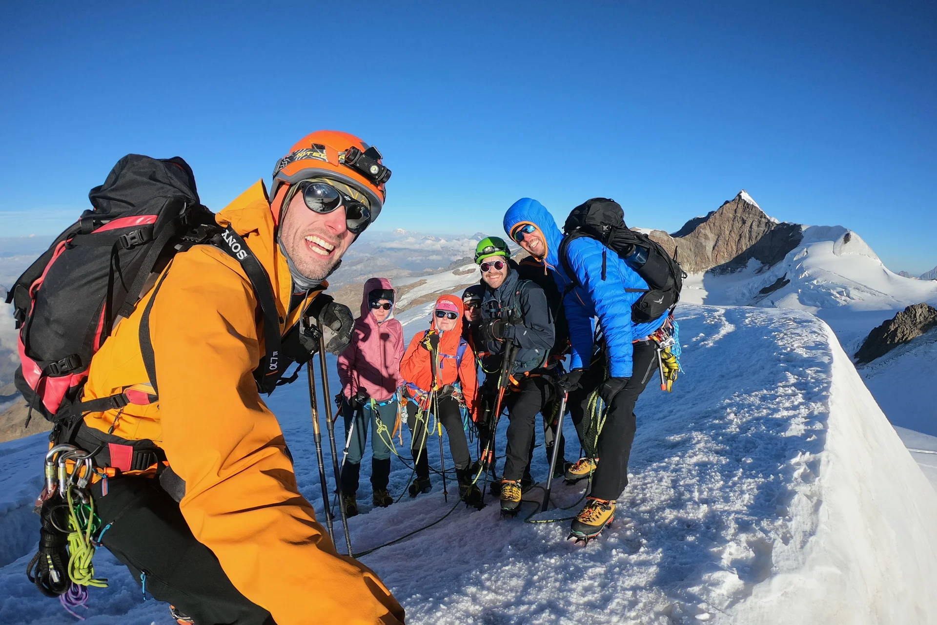 Gemeinsame Gipfelfreude | © DAV Wuppertal/Stefan Strunk