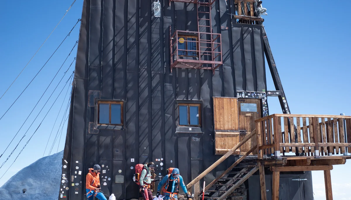 Capanna Margherita | © DAV Wuppertal/Simeon Kremzow-Tennie