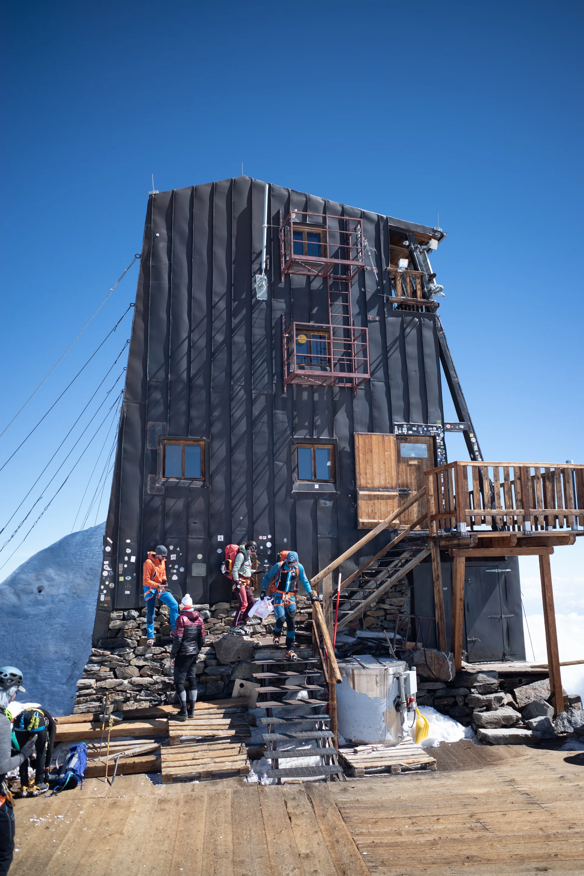 Capanna Margherita | © DAV Wuppertal/Simeon Kremzow-Tennie