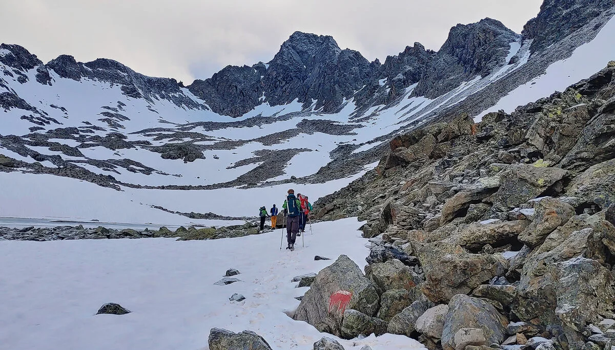 Zustieg zum Rinnennieder | © DAV Wuppertal/Stefan Strunk
