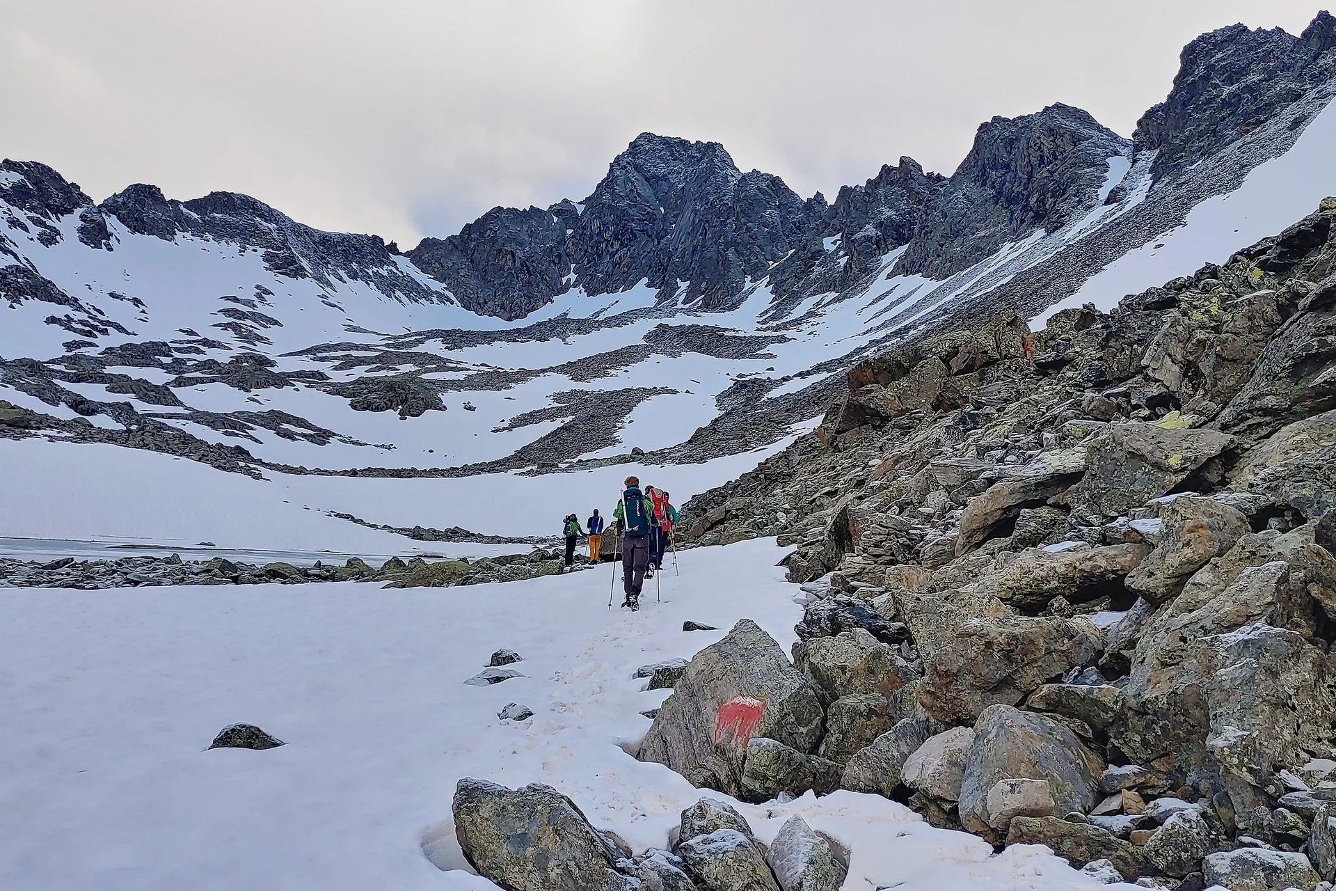 Zustieg zum Rinnennieder | © DAV Wuppertal/Stefan Strunk
