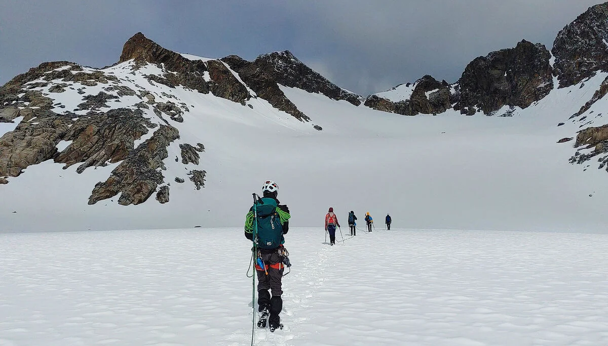 Seilschaften auf dem Lüsener Ferner | © DAV Wuppertal/Stefan Strunk