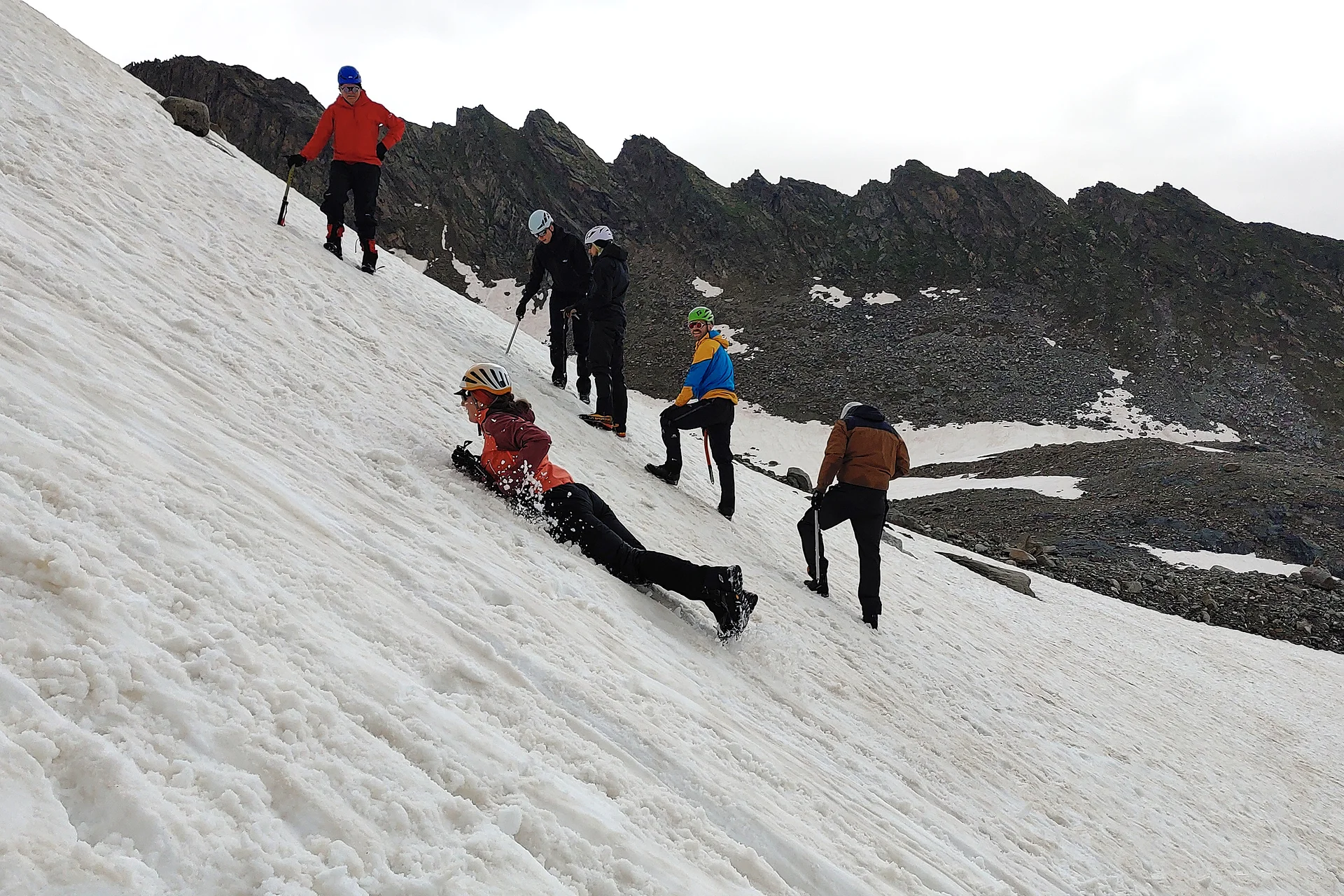 Sturzübungen | © DAV Wuppertal/Stefan Strunk