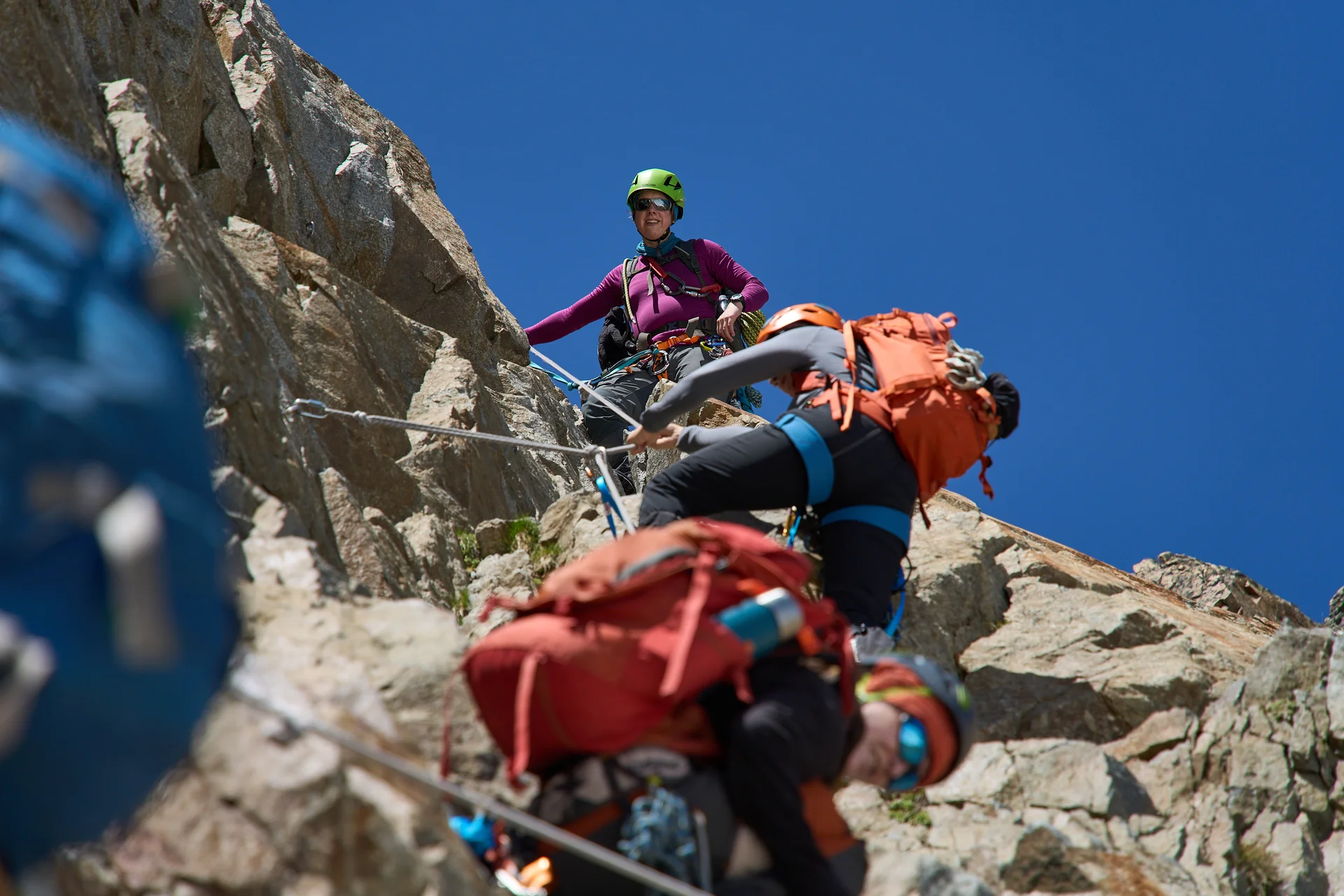Leichte Kletterei Innere Sommerwand | © DAV Wuppertal/Stefan Strunk