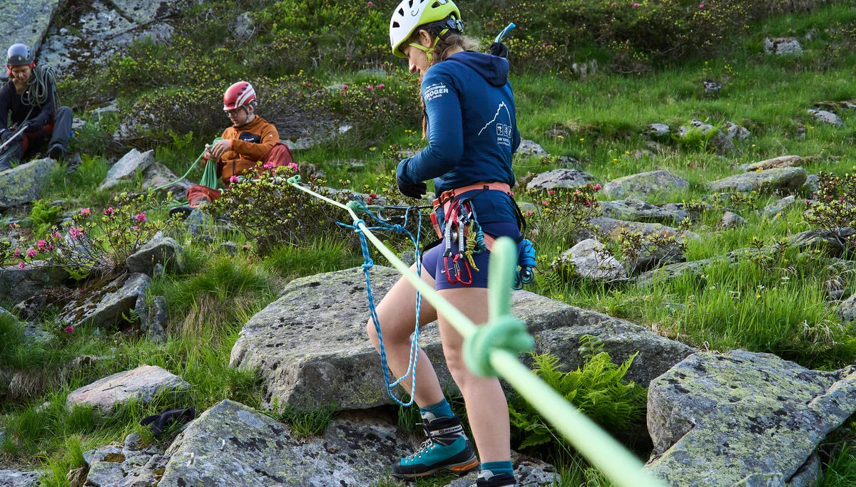 Ausbildung Spaltenbergung | © DAV Wuppertal/Stefan Strunk
