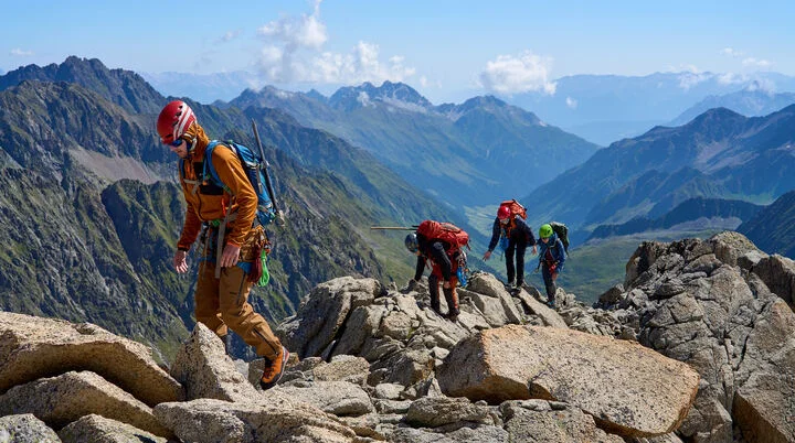 Überschreitung Aperer Turm | © DAV Wuppertal/Stefan Strunk