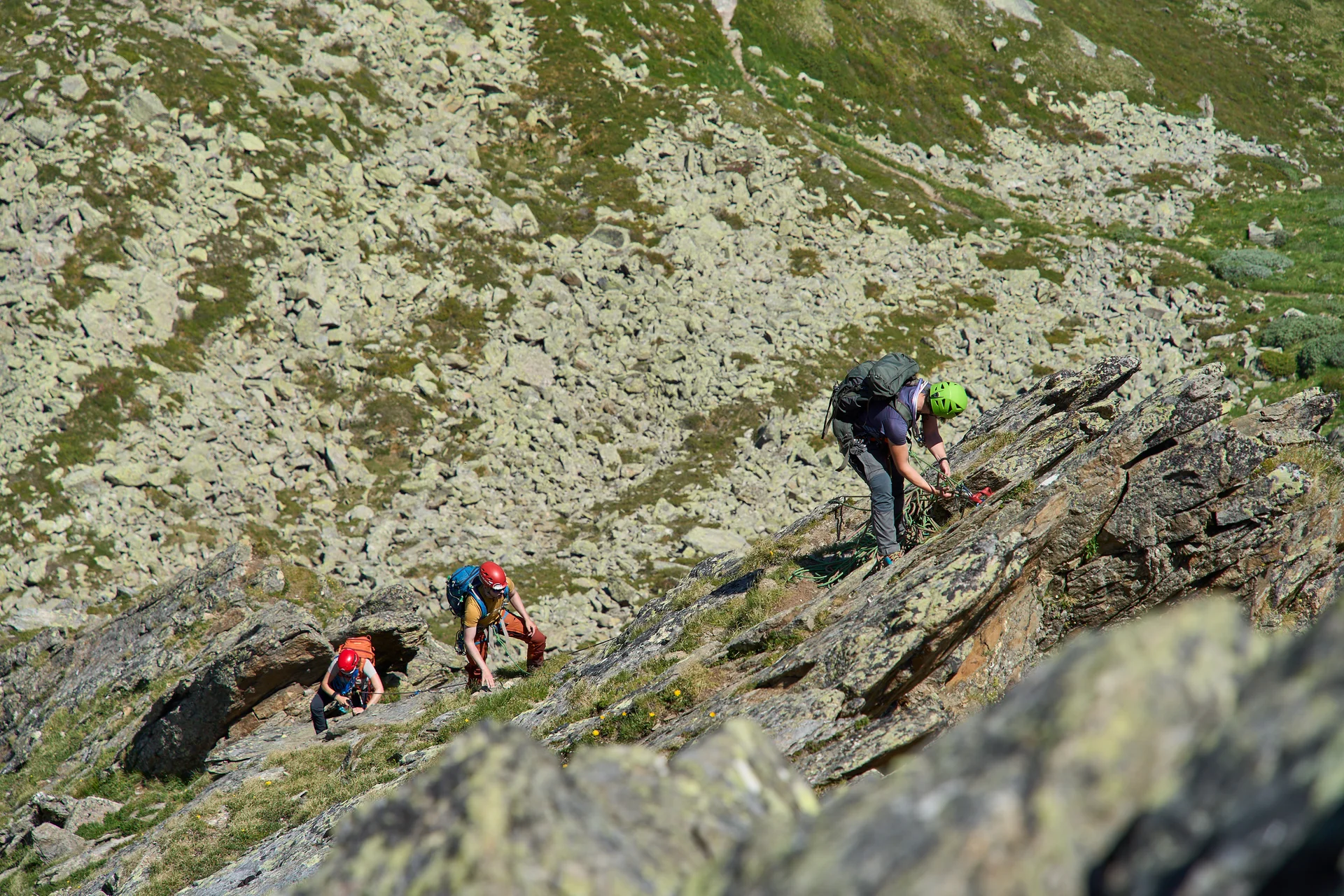Hüttengrat Vordere Sommerwand | © DAV Wuppertal/Stefan Strunk