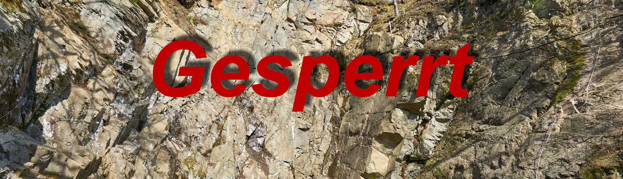 Klettergarten vorübergehend gesperrt | © DAV Wuppertal