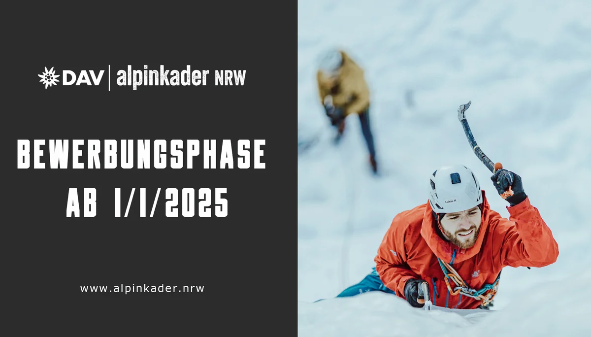 Alpinkader NRW Bewerbung 2025 | © DAV Alpinkader NRW