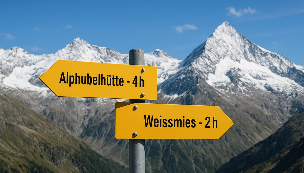 Wegweiser - generated with AI - ChatGPT | © DAV Wuppertal / Stefan Strunk / generated with AI