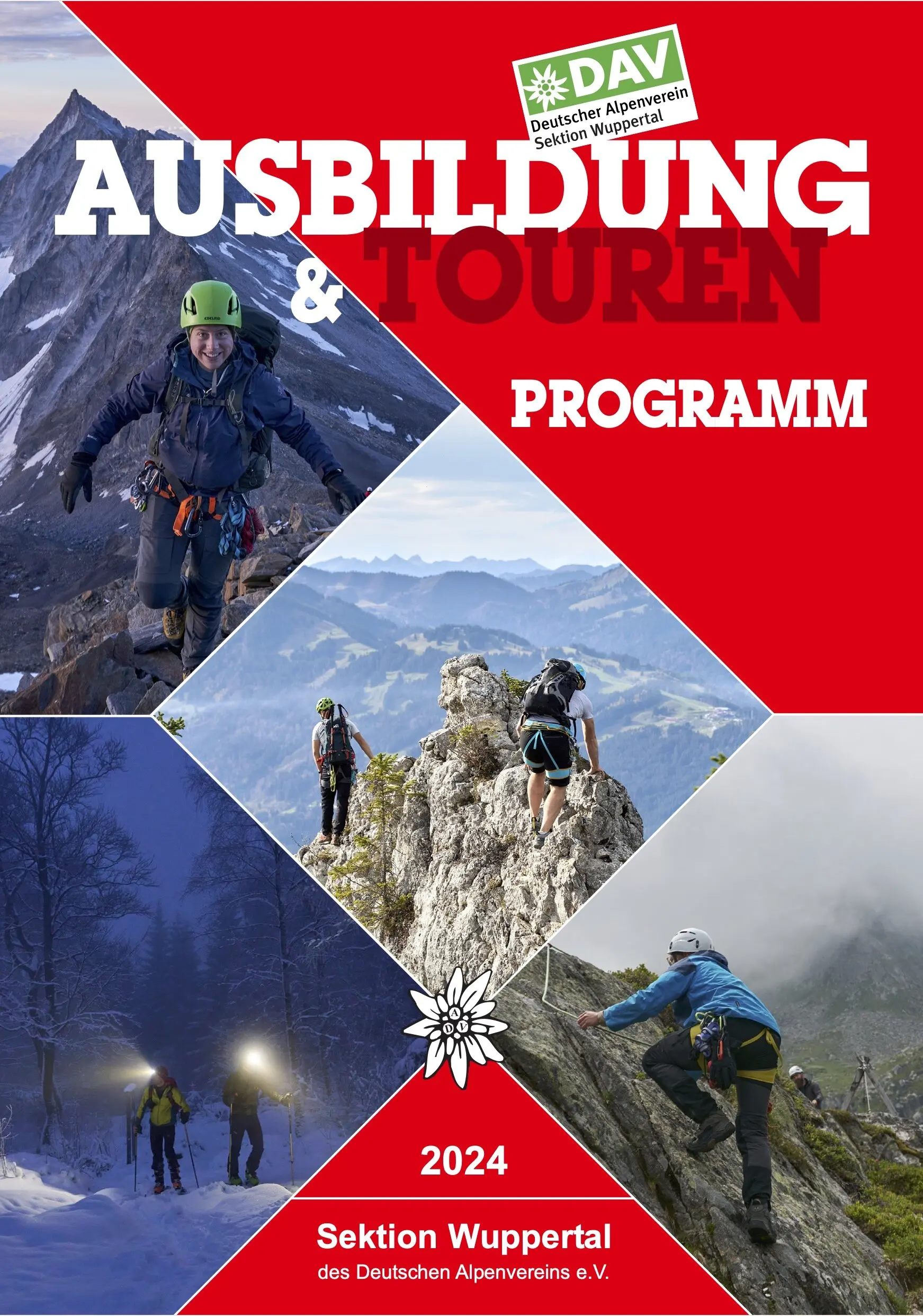 Ausbildungs- und Tourenprogramm 2024 | © DAV Wuppertal/Michael Friedrichs