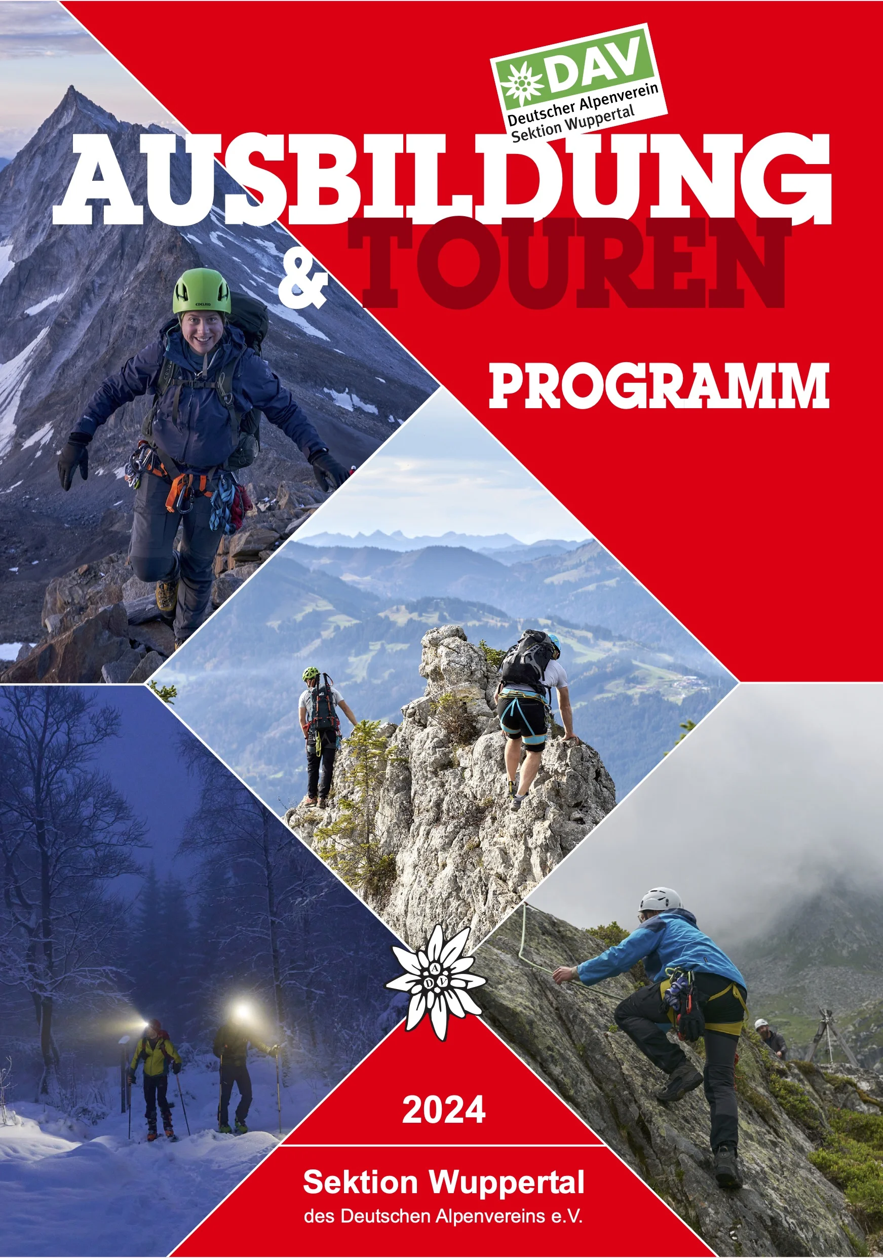 Ausbildungs- und Tourenprogramm 2024 | © DAV Wuppertal/Michael Friedrichs