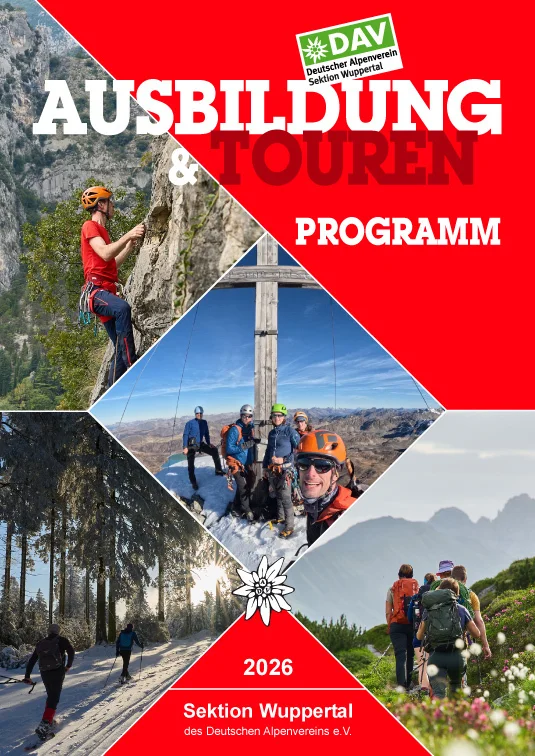 Ausbildungs- und Tourenprogramm 2025 | © DAV Wuppertal/Michael Friedrichs