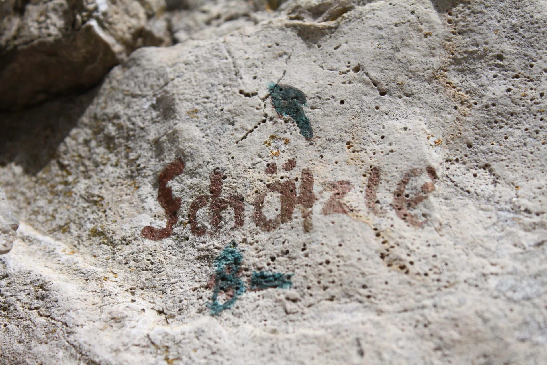 Routenname "Schätzle" am Reußenstein, Schwäbische Alb. | © DAV/Steffen Reich