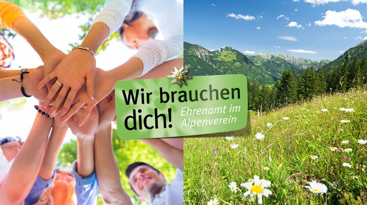 Bildmotiv "Ehrenamt: Wir brauchen Dich" - Imagefoto | © DAV