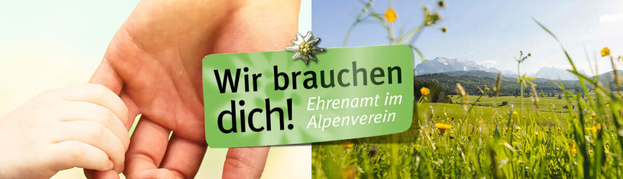 Bildmotiv "Ehrenamt: Wir brauchen Dich" - Imagefoto | © DAV